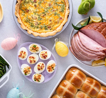 Cách setup buffet Easter “mượt” và đẹp mắt giúp khách ăn uống thoải mái