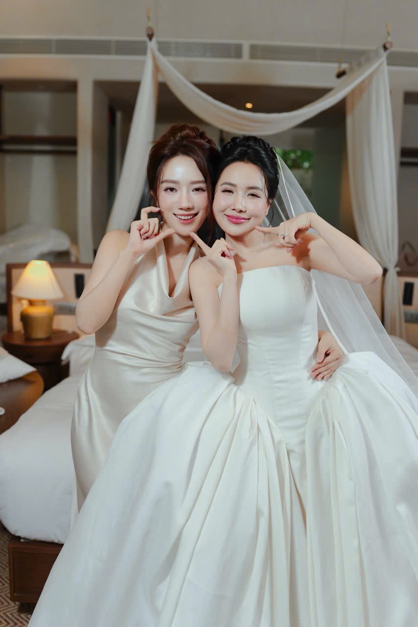 Linh Nga đồng hành trong ngày vui của Viên Vibi và Khánh Linh
