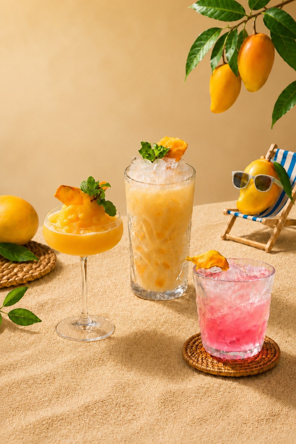 ly cocktail xoài mát lạnh