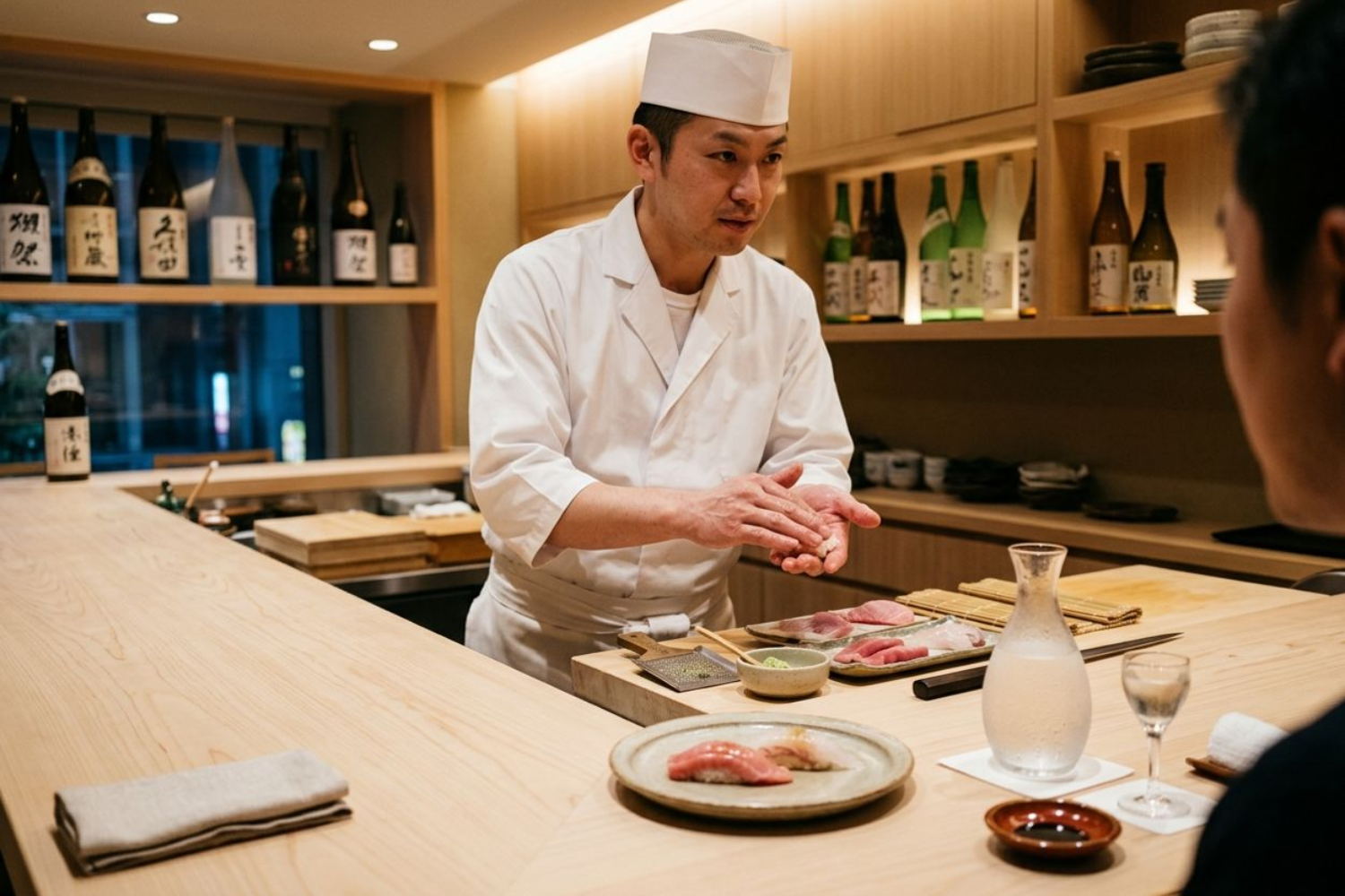 5 trải nghiệm sushi omakase tại Ginza Tokyo