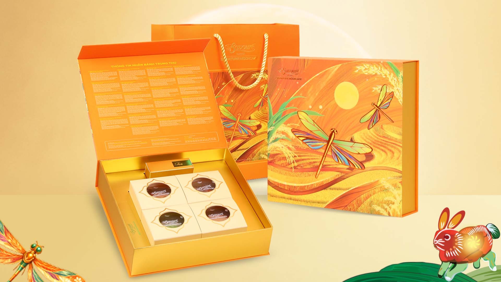 Hộp “Sung Túc” tượng trưng cho cuộc sống đủ đầy, ấm no.